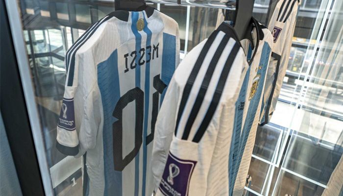 Messi's 6 Shirts Sell For $7.8m