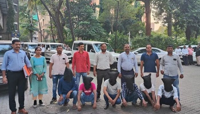 Mumbai Crime Branch arrests nine Bangladeshi for illegal stay || Photo: ANI
