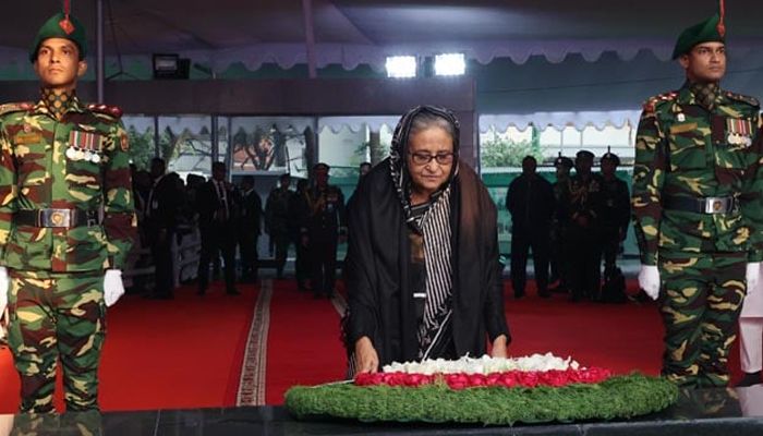 PM Pays Tributes To Bangabandhu-Martyred Intellectuals
