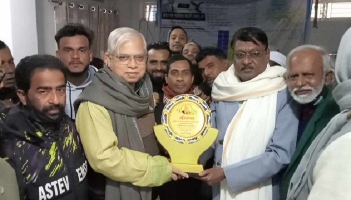 Jhenaidah District Jatiya Party Leaders Felicitate MP Mohul