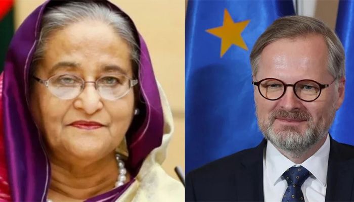Czech PM Greets Sheikh Hasina