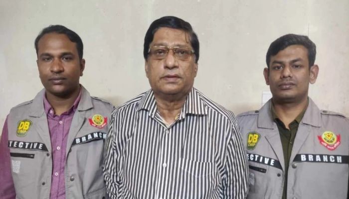 DB Arrested Nabiullah Nabi, Joint Convener of Dhaka South Unit of BNP, Photo: Collected  