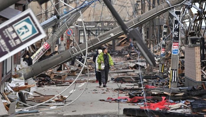 After Earthquake Moments || Photo: AFP