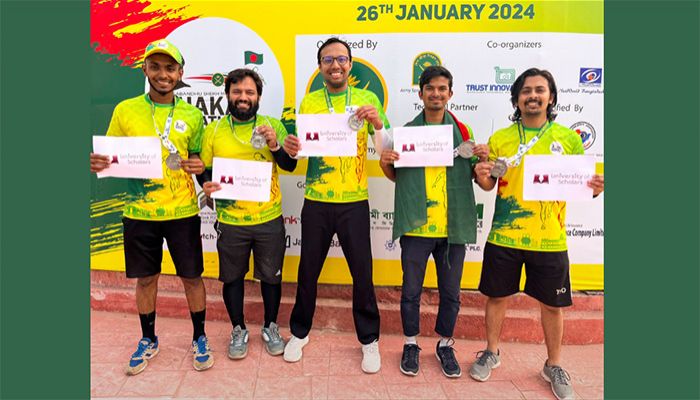 University Of Scholars Participate In Bangabandhu Sheikh Mujib Dhaka Marathon
