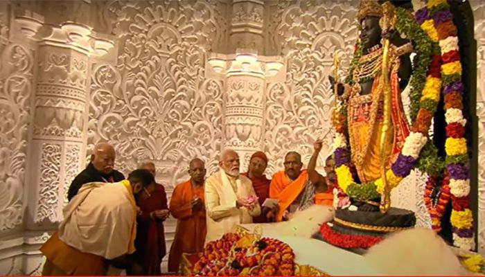 India’s PM Modi Inaugurates Ram Mandir In Ayodhya