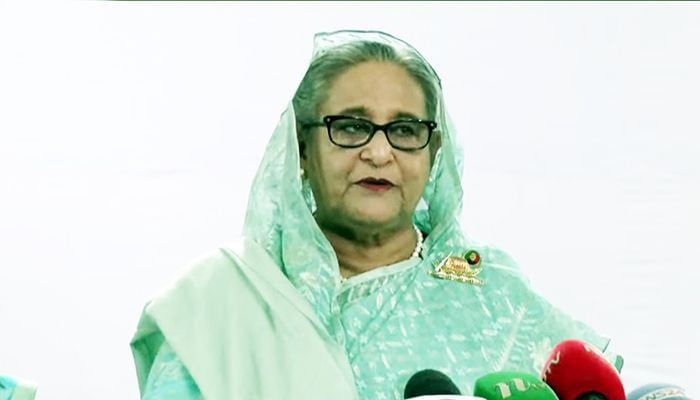 Hasina Urges To Go Polling Centres