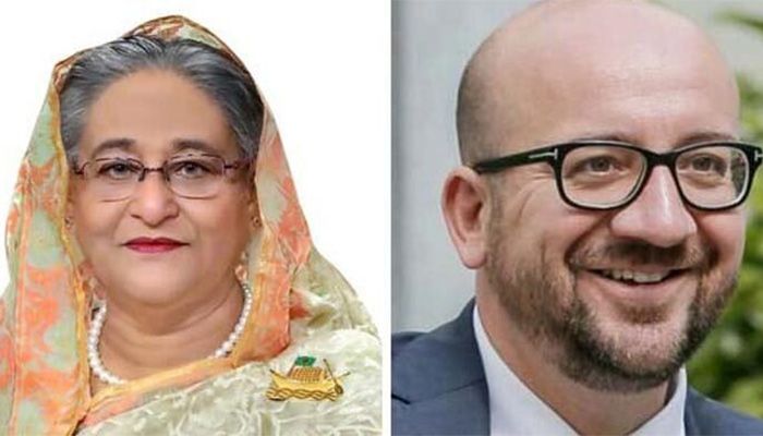 European Council (EC) President Charles Michel has congratulated 
Prime Minister Sheikh Hasina || Photo: Collected