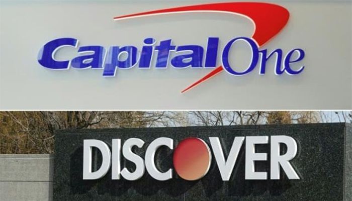Capital One and Discover logos || Photo: Collected
