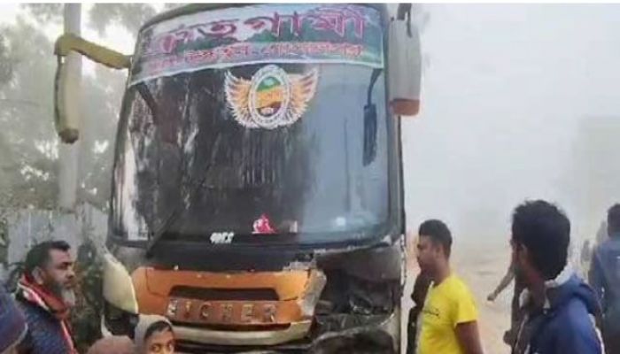 Woman, Son Killed As Bus Crushes Motorcycle In Tangail