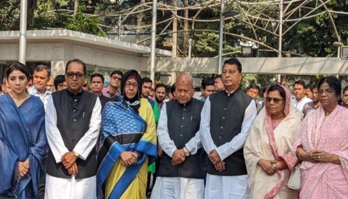 Seven New State Ministers Pay Tribute To Bangabandhu