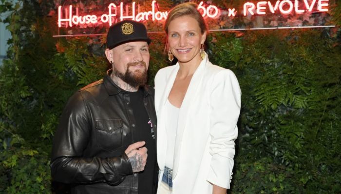 From Left Benji Madden And Cameron Diaz. Photo: Collected 
