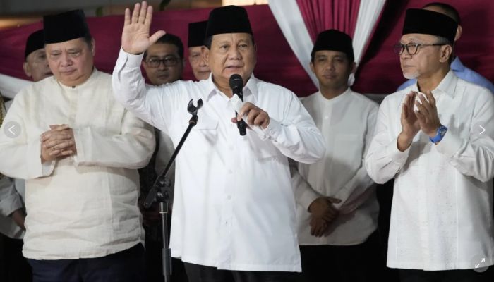 Indonesian Newly Elected President Prabowo Subianto. Photo: Collected