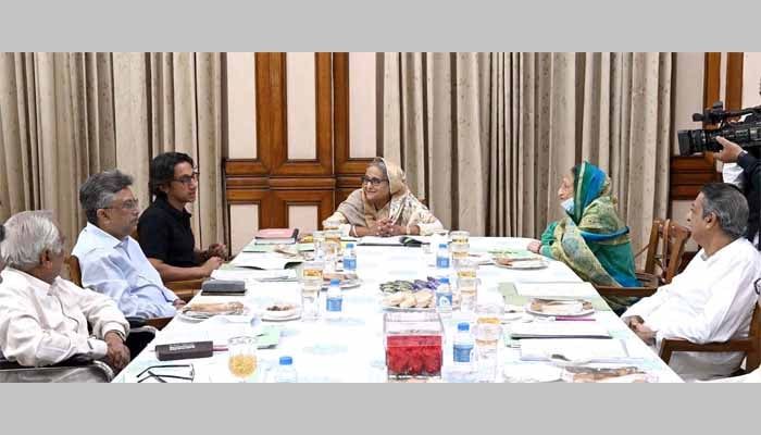 PM Chairs Bangabandhu Sheikh Mujibur Rahman Memorial Trust Meeting. Photo: Collected