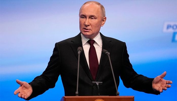 Putin Declares Landslide Victory In Russia Presidential Election
