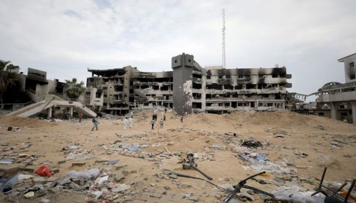 Devastated Al Shifa Hospital.  Photo: Collected 