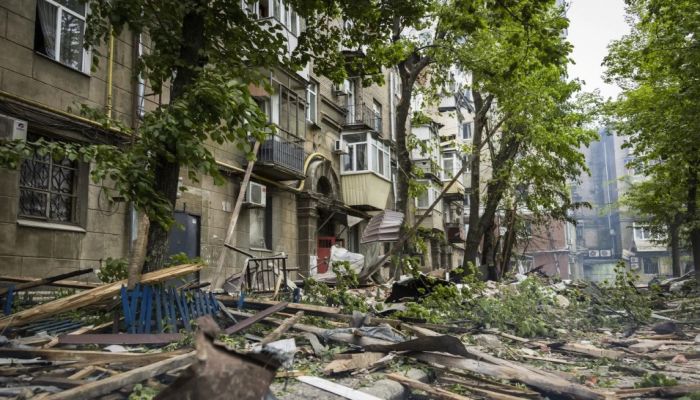 In Dinipro Of Ukraine, Dnipropetrovsk Regional Military Administration Building  Damage After Russia’s Attack. Photo: Collected 