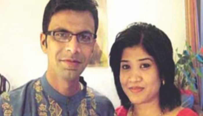 File Photo Of Journalist Couple Sagar Sarowar And Meherun Runi. 