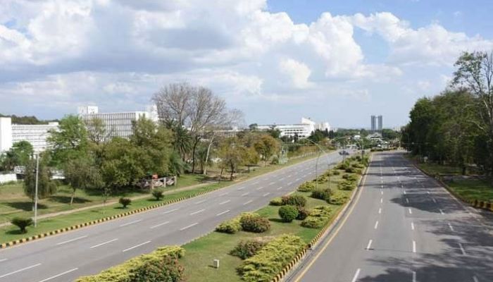The Representational Image Of Constitution Avenue In Islamabad. Photo: Collected 