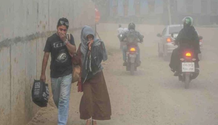 Dhaka’s Air Quality Again ‘Unhealthy’ This Morning