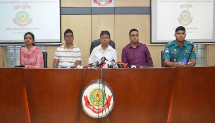 DB Chief Mohammad Harun-or-Rashid Confirmed The Matter At A Press Briefing At The DMP Media Centre On Saturday. Photo: Collected  