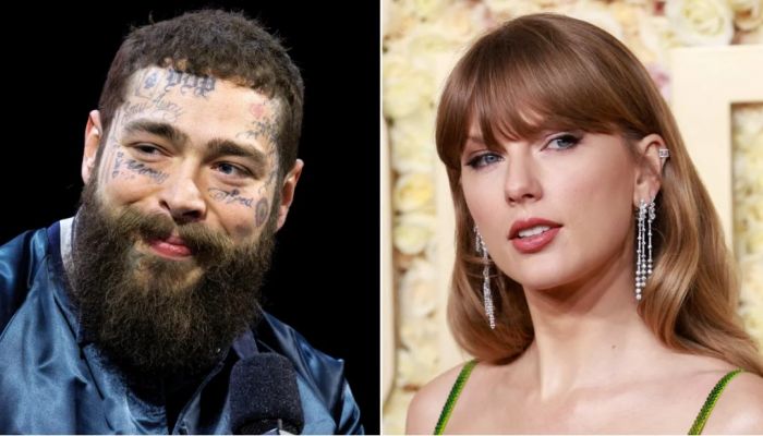 Post Malone and Taylor Swift. Photo: Reuters, Getty Images