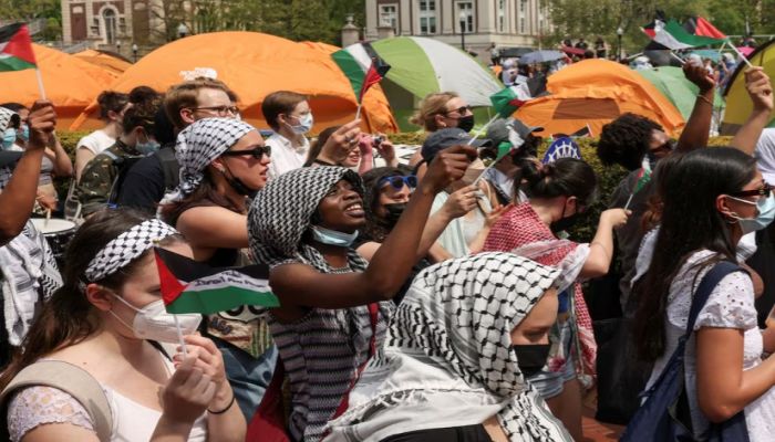 Columbia Suspends Pro-Palestinian Protesters After Encampment Talks Stall. Photo: Collected 