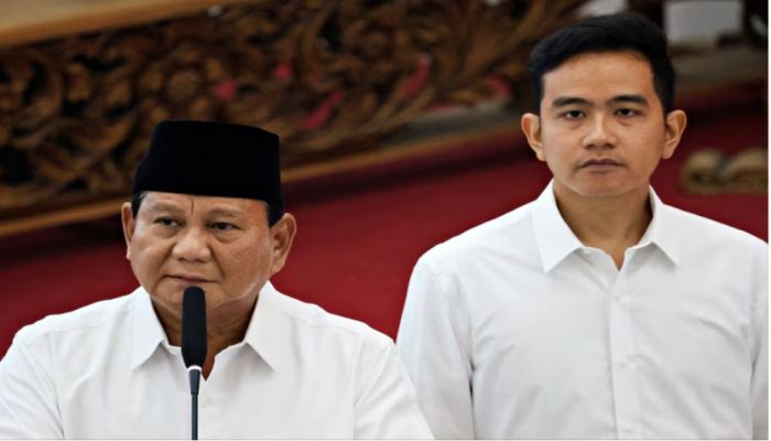 From Left Indonesia's President-Elect Prabowo Subianto And Vice President-Elect Gibran Rakabuming Raka. Photo: Collected  