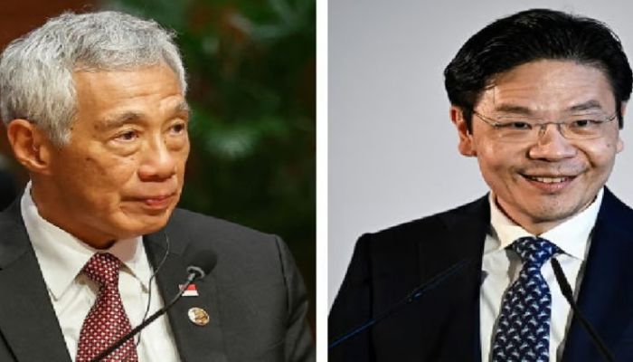 From Left Singapore Present PM Lee And Deputy PM Wong To Succeed. Photo: Collected 