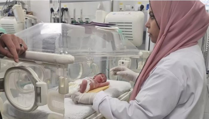 A Palestinian Baby In Gaza Is Born An Orphan Urgent Cesarean 