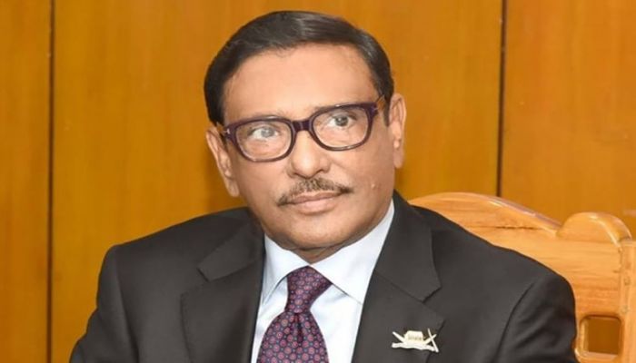 Awami League General Secretary And Road, Transport And Bridges Minister Obaidul Quader. File Photo