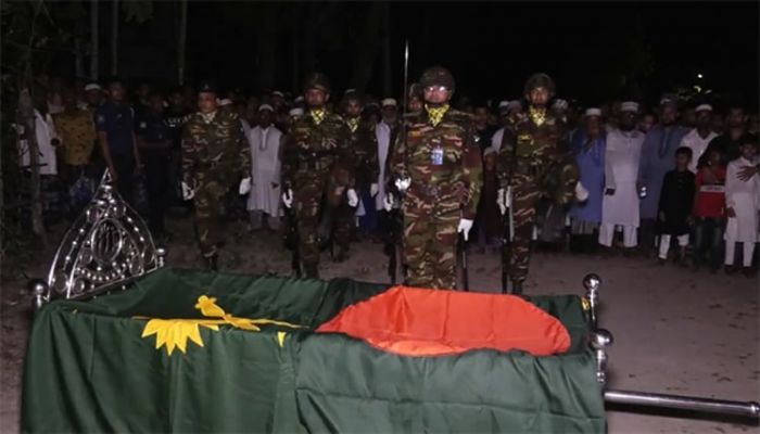 Joint Force Member Rafiqul Islam Buried In Noakhali