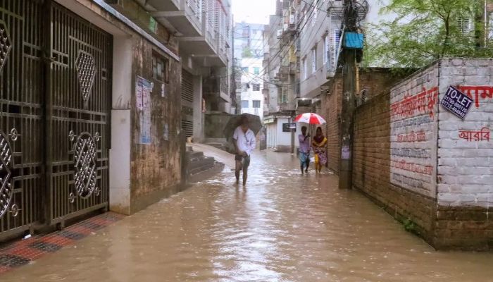 Dhaka Wakes Up To Flooded Streets