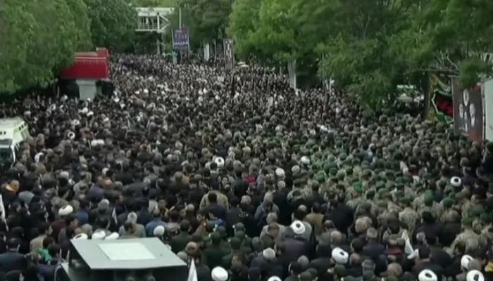 Thousands Gathered To Mourn At Farewell Procession In Tabriz 