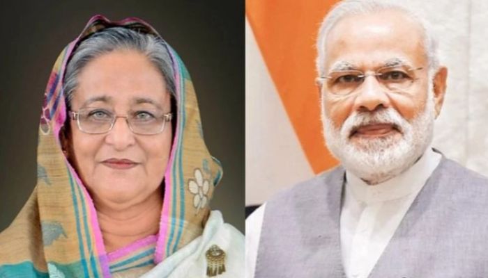 Prime Minister Sheikh Hasina And Indian prime Minister Narendra Modi. File Photo 