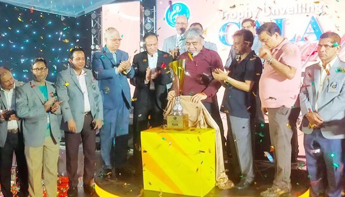 Jhenaidah-2 Constituency Member Of Parliament Md Naseer Sharear Zahedee Mohul Attended At ‘Sheikh Hasina Inter Bank Football Tournament-2024’ Trophy Inaugural Ceremony. Photo: Collected 